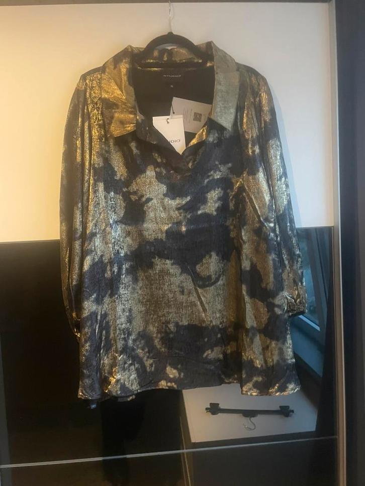 STUDIO tuniek nieuw mt 54/56!, Kleding | Dames, Grote Maten, Nieuw, Blouse of Tuniek, Zwart, Ophalen of Verzenden