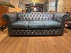 Gave Chesterfield 3 Zits bank Jeans blauw, Ophalen of Verzenden