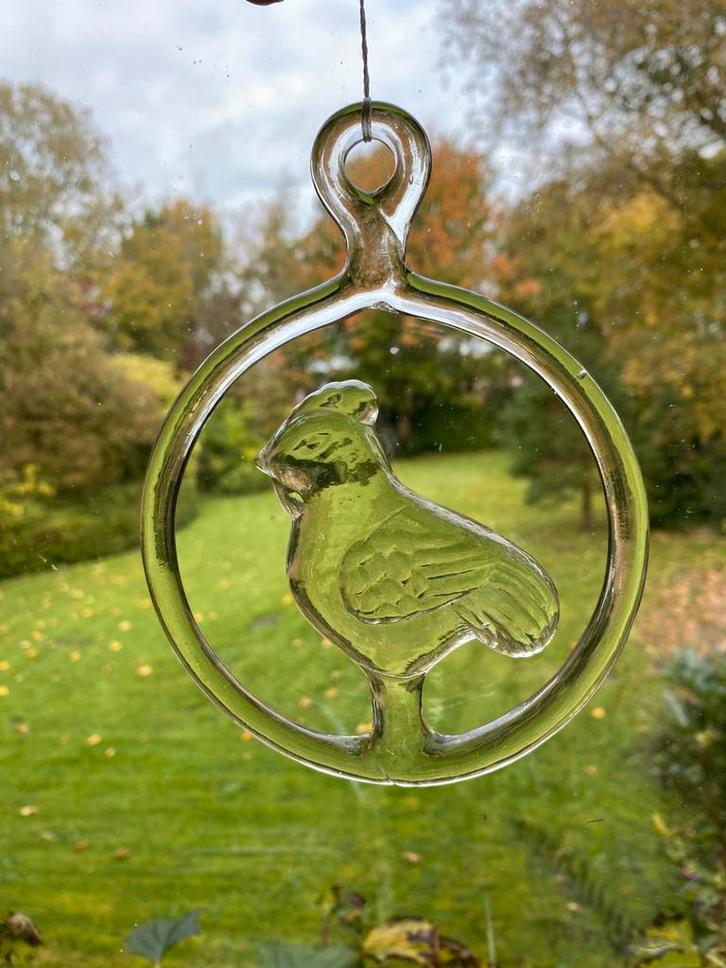 Kosta Boda raamhanger haan, Huis en Inrichting, Woonaccessoires | Overige, Zo goed als nieuw, Ophalen of Verzenden