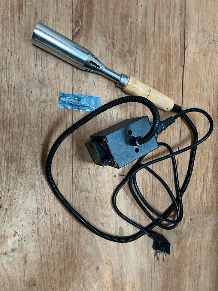 Brandijzer voor Leer en Hout, Doe-het-zelf en Verbouw, Gereedschap | Handgereedschap, Zo goed als nieuw, Ophalen of Verzenden