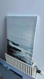 Canvas natuur schilderij 70x50cm, Huis en Inrichting, Ophalen of Verzenden, Zo goed als nieuw, Rechthoekig, Minder dan 100 cm