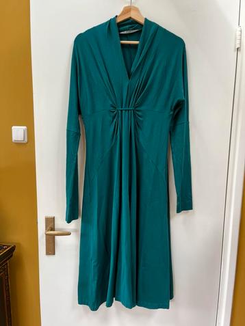 Zo goed als nieuwe jurk, Cora Kemperman, maat L, blauw/groen beschikbaar voor biedingen