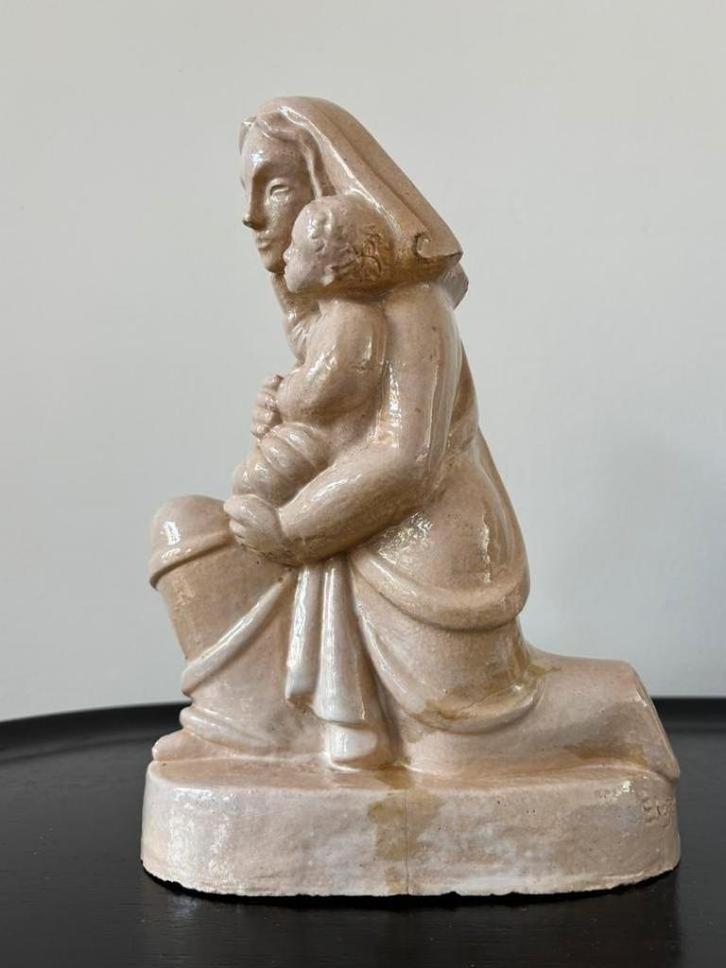 sculptuur rotterdammer Koos van Vlijmen, Antiek en Kunst, Kunst | Beelden en Houtsnijwerken, Ophalen of Verzenden