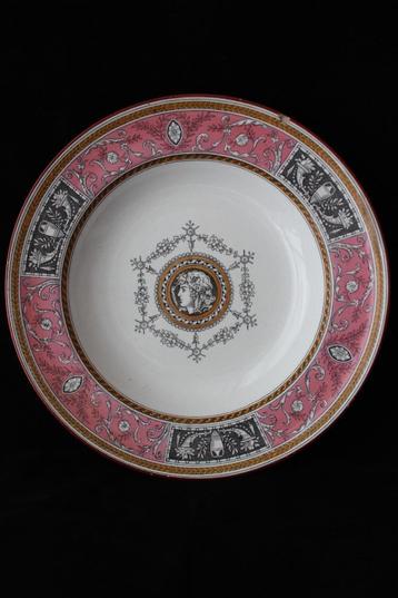 Antiek Victoriaans Engeland Mintons Clare diep bord 1878 beschikbaar voor biedingen