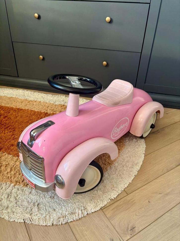 Baghera Loopauto - Roze - Uithoorn, Kinderen en Baby's, Speelgoed | Buiten | Voertuigen en Loopfietsen, Gebruikt, Loopvoertuig