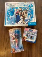 Frozen Spelletjes Set: Puzzel, Memory & Microfoon, Ophalen of Verzenden, Gebruikt, Meisje