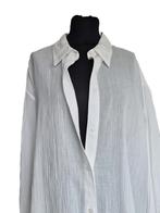 H&M katoen mousseline blouse, Kleding | Dames, Wit, Maat 46/48 (XL) of groter, Nieuw, Ophalen of Verzenden