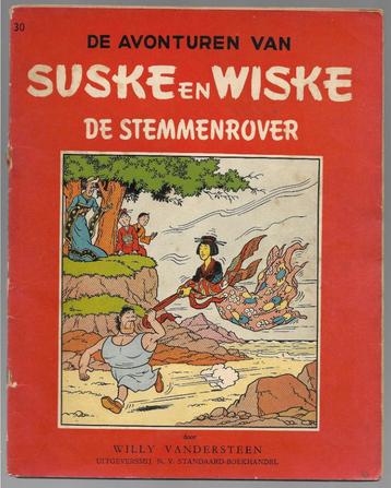 De Stemmenrover Suske en Wiske 1957 30a 1ste druk