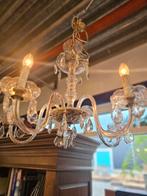 Italiaanse Kristallen Kroonluchter - 5 Arms, Huis en Inrichting, Lampen | Kroonluchters, J, M, Ophalen of Verzenden, Zo goed als nieuw