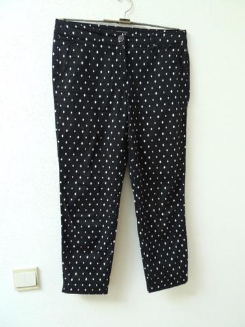 A25 GERRY WEBER kuit broek blauw wit maat 38		 beschikbaar voor biedingen