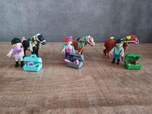 88. Playmobil versier pony's met verzorgers, Kinderen en Baby's, Speelgoed | Playmobil, Zo goed als nieuw, Complete set, Ophalen of Verzenden