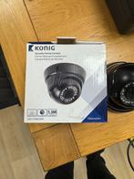 König SAS-CAM3200 Dome Camera - Zwart, Ophalen of Verzenden, Nieuw, Buitencamera