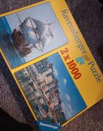 Puzzel ravensburger 2 x 1000 stukjes, Ophalen of Verzenden, 500 t/m 1500 stukjes, Gebruikt