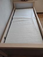 Eenpersoonsbed met 2 bedladen, nachtkastje en wandplank, Ophalen, Gebruikt, Emdeka, Overige maten