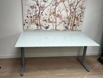 Ikea galant bureau met glazen blad - afbeelding 2