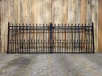 Smeedijzeren poort ´Durbuy´ 400x150cm compleet met palen etc, Met poort, Nieuw, Ophalen of Verzenden, Sierhekwerk