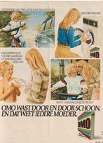 Retro reclame 1980 Omo wasmiddel Jantje met crossfiets, Verzamelen, Verzenden, Overige typen