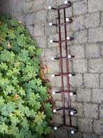 Paarse wandkapstok met 16 haken, 86 cm breed en 17 cm hoog, Wandkapstok, Gebruikt, Ophalen of Verzenden, Minder dan 100 cm