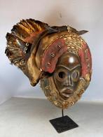 250876 Groot Afrikaans Dan Masker uit Yv. Coast., Antiek en Kunst, Ophalen of Verzenden