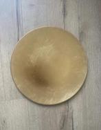 Leuk goudkleurig onderbord blokker, Huis en Inrichting, Woonaccessoires | Schalen en Manden, Ophalen of Verzenden, Zo goed als nieuw