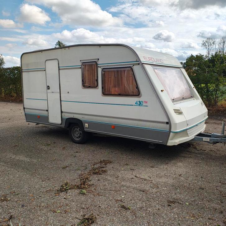 Leuke Euroland 430 TM Caravan, Caravans en Kamperen, Caravans, Bedrijf, tot en met 4, 750 - 1000 kg, Standaardzit, Overige merken
