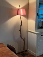 Staande lamp, boom lamp met kap., 150 tot 200 cm, Zo goed als nieuw, Hout, Ophalen
