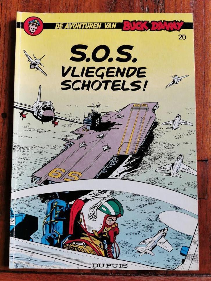 S.O.S. Vliegende Schotels. De avonturen van Buck Danny,, Boeken, Stripboeken, Zo goed als nieuw, Eén stripboek, Ophalen of Verzenden