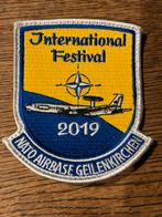 Nato awacs  festival 2019 airbase geilenkirchen, Verzamelen, Luchtvaart en Vliegtuigspotten, Verzenden, Zo goed als nieuw, Patch, Badge of Embleem