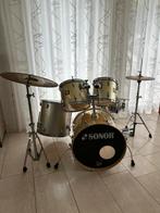 Drumstel Sonor Force 1003 + Snare drum Force 1005, Ophalen, Gebruikt