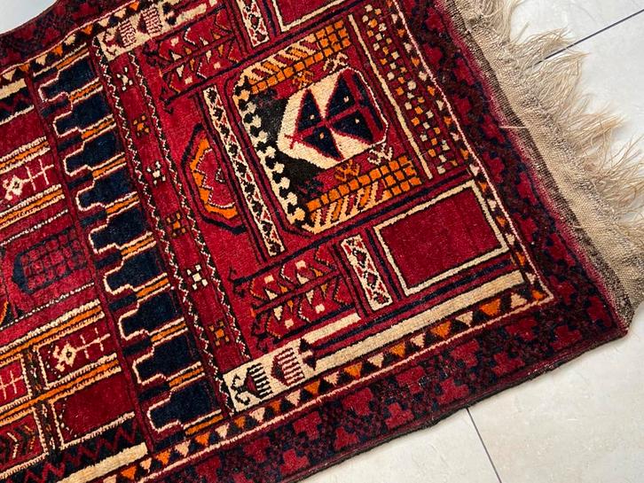 Vintage Afghaans Kabul Rug gebedskleed, Antiek en Kunst, Antiek | Kleden en Textiel, Ophalen of Verzenden