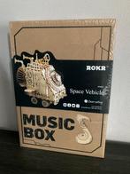 ROKR 3D Wood Puzzle Music Box Space Vehicle Sealed, Ophalen, Minder dan 500 stukjes, Nieuw, Rubik's of 3D-puzzel