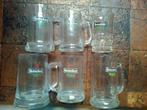 div.glazen heineken pullen_ w, Verzamelen, Biermerken, Ophalen of Verzenden, Zo goed als nieuw, Glas of Glazen, Heineken