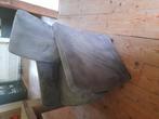 4 eetkamerstoelen op wieltjes in  goede conditie, Ophalen of Verzenden, Gebruikt, Grijs, Vier