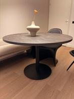 Ronde eettafel met 120cm HPL blad, Huis en Inrichting, Tafels | Eettafels, 100 tot 150 cm, Rond, Ophalen of Verzenden, Zo goed als nieuw