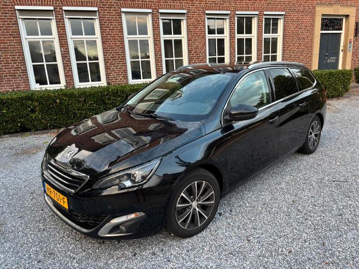 Peugeot 308 1.2 130pk 2015 Zwart - APK 09-2026, Auto's, Peugeot, Particulier, ABS, Airbags, Airconditioning, Bluetooth, Boordcomputer