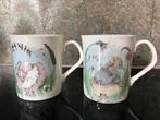 Elizabethan: bekers Mr.Mouse/Mrs.Rabbit, Overige typen, Ophalen of Verzenden, Zo goed als nieuw, Overige stijlen