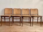 Thonet vintage Stoeltjes jaren ‘70, Ophalen, Thonet model Praag 811, Bruin, Hout