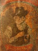 friesche baai tabak,oude man,antiek blik,lieftinck's tabak, Verzamelen, Ophalen of Verzenden, Gebruikt, Overige