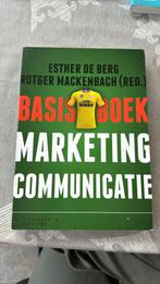 Basisboek marketingcommunicatie, Ophalen of Verzenden, Gelezen, Management