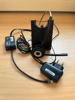 Jabra WHB003BS headset, Computers en Software, Headsets, Gebruikt, On-ear, Ophalen of Verzenden, Draadloos