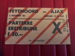 ⚽ Ticket Feyenoord - Ajax 1986/1987 ⚽, Ophalen of Verzenden, Zo goed als nieuw, Feyenoord, Overige typen