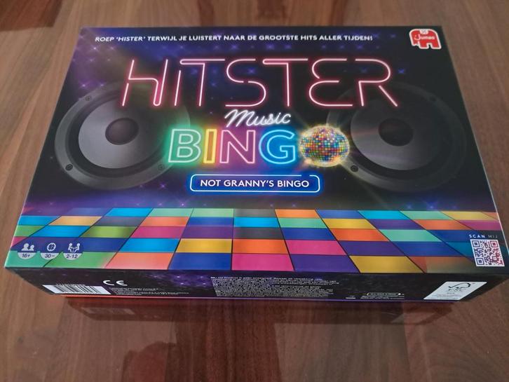 NIEUW! Hitster Music Bingo - Leuk gezelschapsspel!, Hobby en Vrije tijd, Gezelschapsspellen | Bordspellen, Nieuw, Een of twee spelers