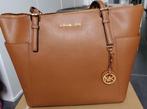 Michael Kors Jet Set Large Saffiano Leather Top-Zip Tote, Sieraden, Tassen en Uiterlijk, Handtas, Ophalen of Verzenden, Bruin