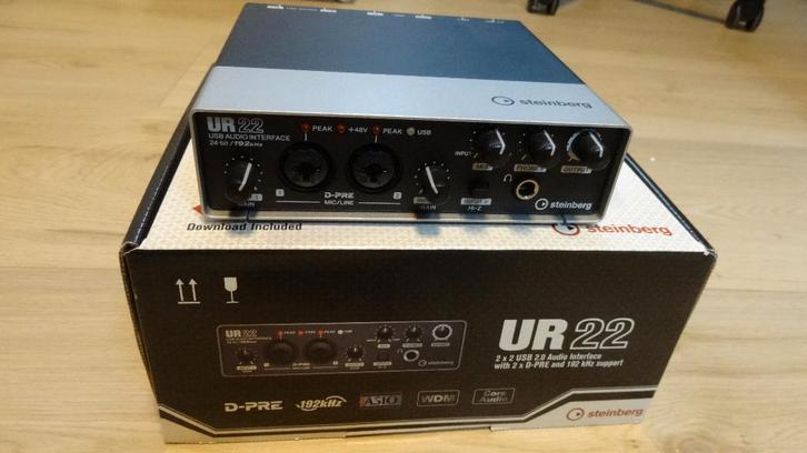 Steinberg Yamah UR22 USB audio interface, Audio, Tv en Foto, Professionele Audio-, Tv- en Video-apparatuur, Gebruikt, Audio, Ophalen of Verzenden