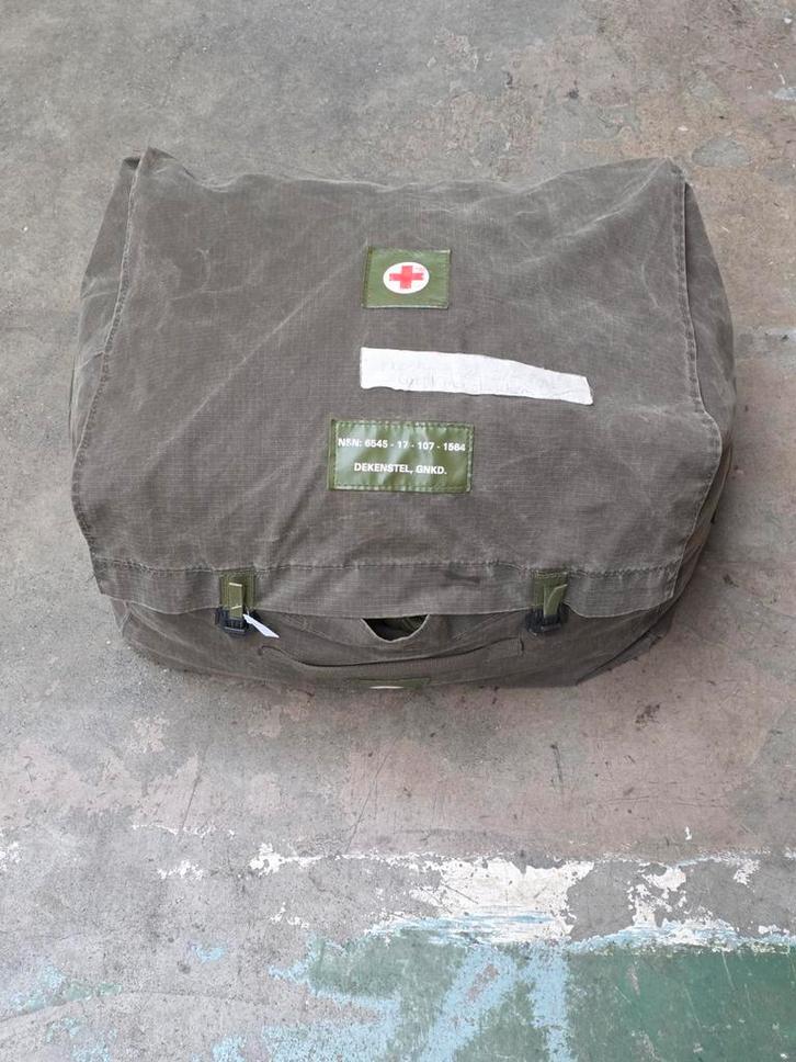 NL leger EHBO dekentas tas wollendekentas, Verzamelen, Militaria | Algemeen, Landmacht, Nederland, Ophalen of Verzenden
