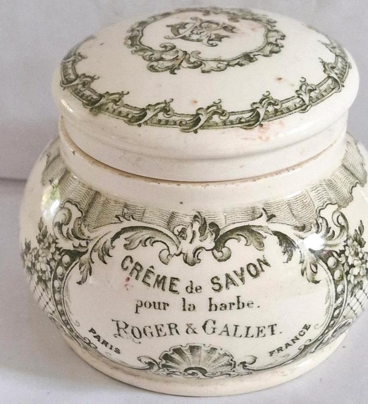 Antieke Roger & Gallet Crème de Savon Pot, Antiek en Kunst, Antiek | Keramiek en Aardewerk, Ophalen of Verzenden