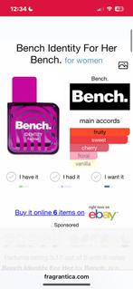 Bench - identity for her 30ml EDT ~ nieuw, Ophalen of Verzenden, Nieuw