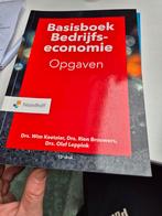 Basisboek Bedrijfseconomie - Opgaven, Drs. Wim Koetzier, Drs. Rien Brouwers, Drs. Olaf Leppink, Zo goed als nieuw, Beta, HBO