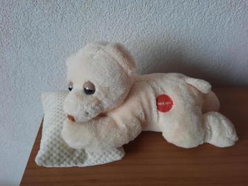 Vintage Slapend Liggend Beertje met geluid 23,5 cm. beschikbaar voor biedingen