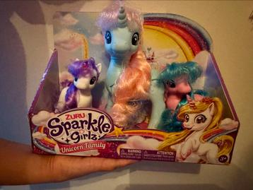 Zuru sprarkle girlz  unicorn familly 3+ nieuw in doos beschikbaar voor biedingen